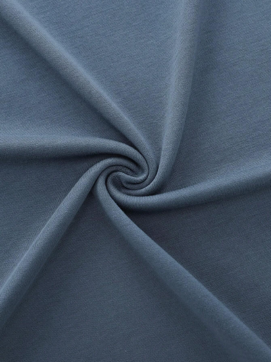 2pcs/Set Men's Spring/Fall Letter Print Long-Sleeve Top & Plaid Breathable Sweat-Absorbing Long Pants For Home Wear