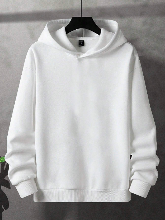 Manfinity LEGND Men's Ultra Loose Fit Moon & Planet Printed Hoodie