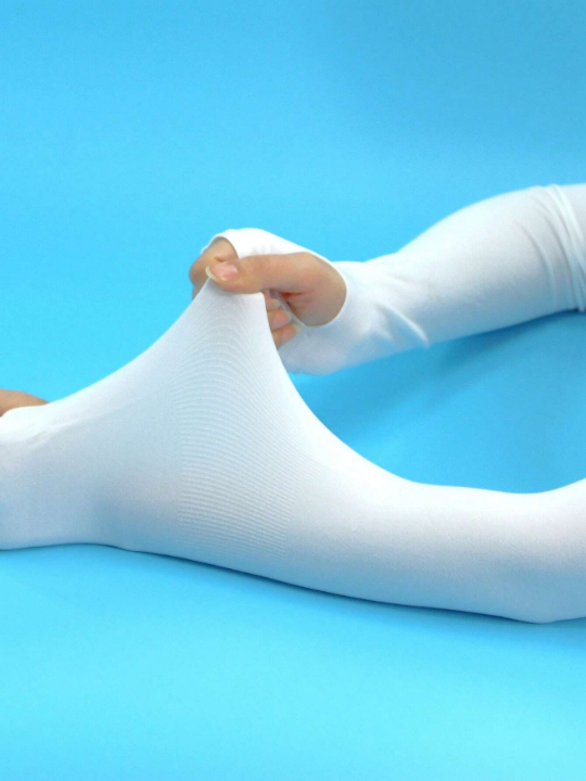 1 Pair Uv Protection & Insect Repellent Cooling Arm Sleeves For Outdoor Activities Like Cycling And Hiking, Unisex