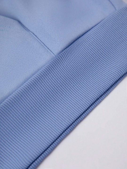 Manfinity EMRG Men's Casual Hoodie With Kangaroo Pocket And Letter Print