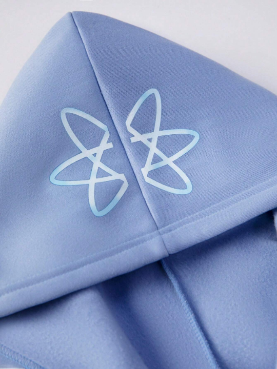 Manfinity EMRG Men's Casual Hoodie With Kangaroo Pocket And Letter Print