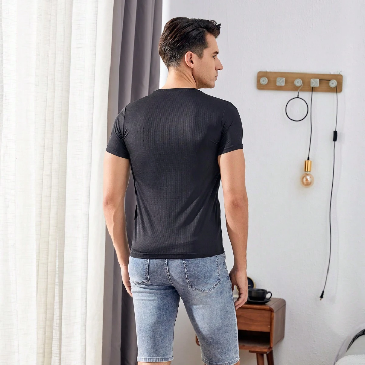 4pcs/Set Comfortable Men's Loose Short Sleeve T-Shirt For Workout, Football, Basketball, Running