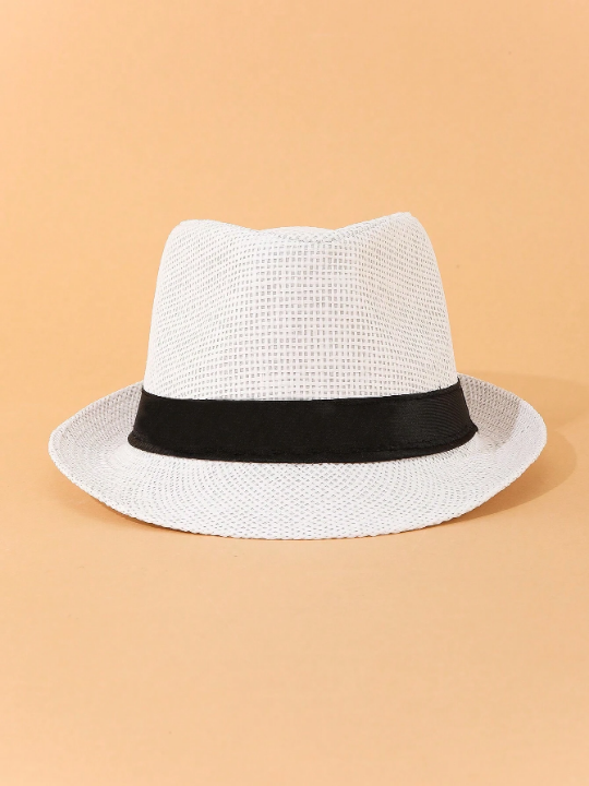 Summer/Autumn Breathable Linen Jazz Hat, British Style Casual Gentleman Fedora