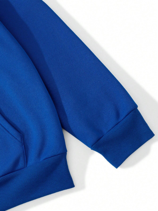 Manfinity EMRG Loose Men's Hooded Sweatshirt With Fleece Lining