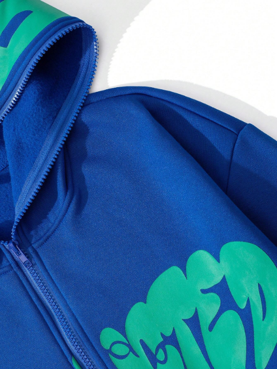 Manfinity EMRG Loose Men's Hooded Sweatshirt With Fleece Lining