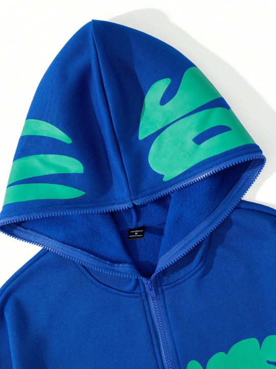 Manfinity EMRG Loose Men's Hooded Sweatshirt With Fleece Lining