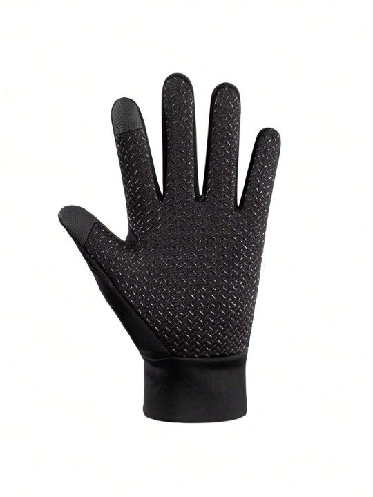 1pair Men's Outdoor Ghost Claw Gloves For Autumn And Winter, Suitable For Riding, Climbing, Fishing And Touch Screen, Also Used For Driving
