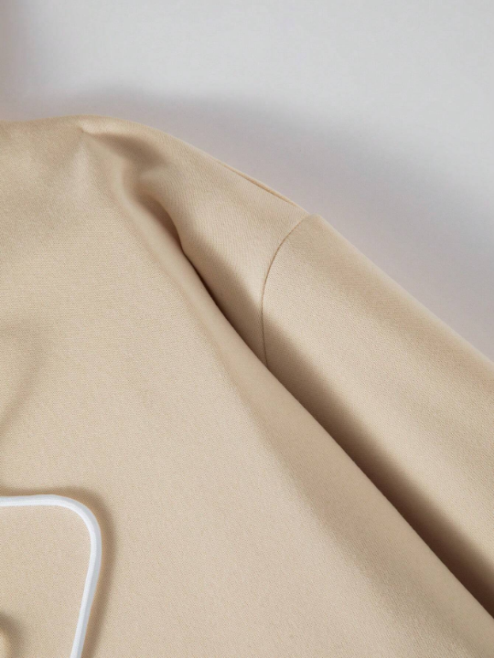 Manfinity Basics Men's Solid Color Hoodie With Kangaroo Pocket And Drawstring, Casual Sports