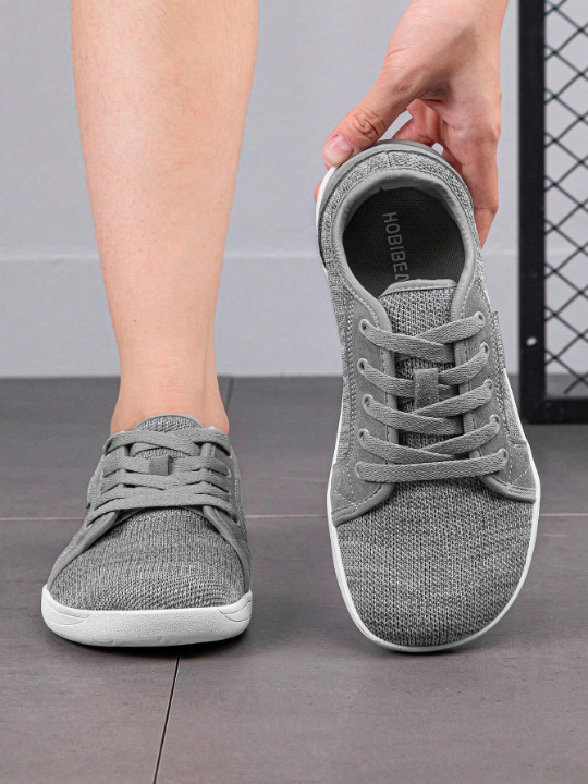 HOBIBEAR Wide-Toe-Box Barefoot Shoes For Mens Womens Minimalist Breathable Comfortable Trail Running Walking Shoes