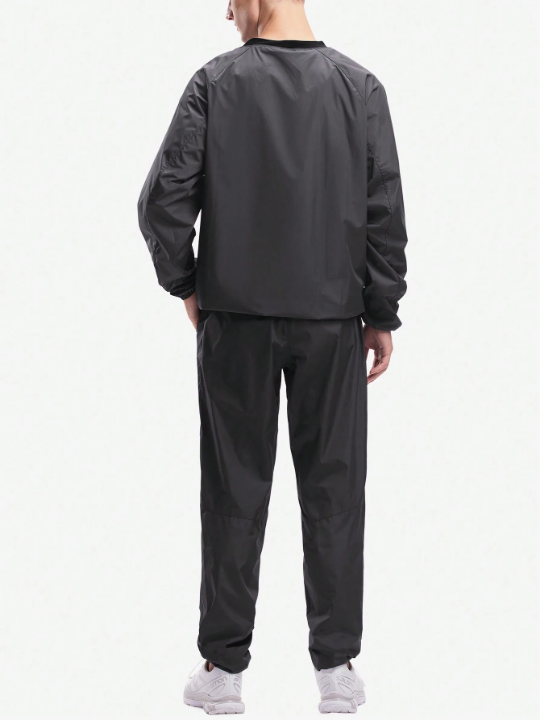 HOTSUIT Sauna Suit Men Anti Sweat Suits Gym Boxing Workout Jackets Durable Gym Wear Sports Wear Activewear Sauna Set Top And Pant Weight Loss