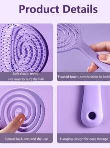 Lollipop Styling Fluffy Hollowing Comb