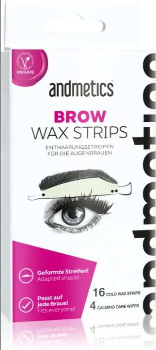 andmetics Wax Strips Brow