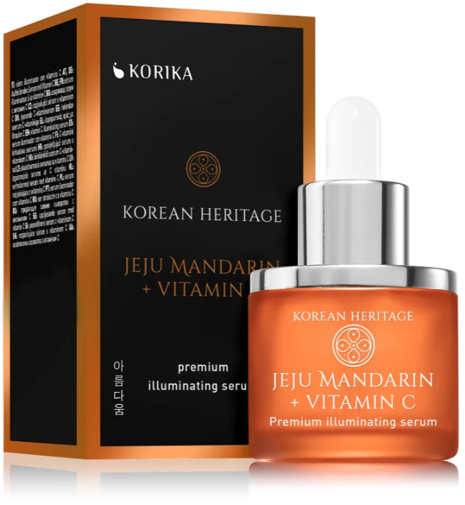 KORIKA Korean Heritage Jeju Mandarin + Vitamin C Premium Illuminating Serum