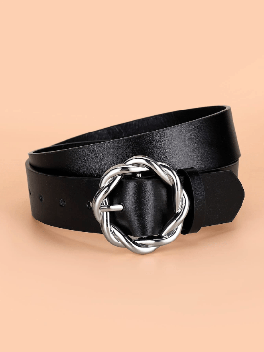 1pc Braided Belt With Round Buckle - Lolli World Marketplace