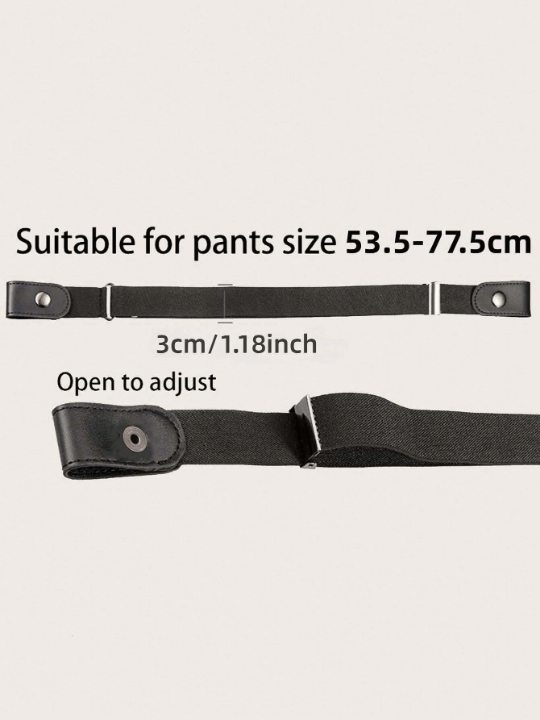 1pc invisible belt lady's casual stretch stretch stretch jeans belt - Lolli World Marketplace