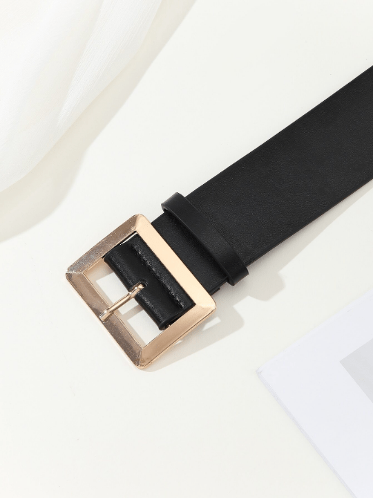 1pc Ladies' Basic Commuting Style Wide Belt Suitable For Everyday Outfits - Lolli World Marketplace