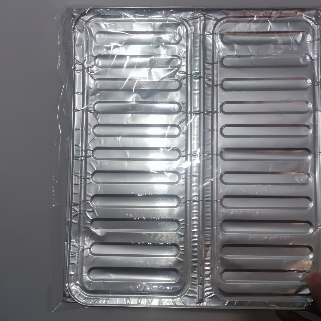 1pc Splash - Proof Gas & Induction Stove Splash Guard with Heat - Resistant Aluminum Foil & Raised Edges - Fit for Gas/Electric Cooktops, Spill - Containment Splash Plate for Safe Cooking, Easy Clean Kitchen Accessory