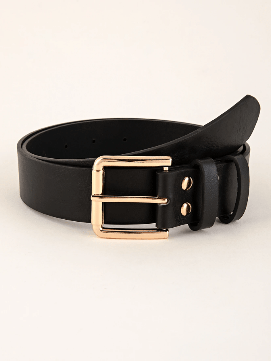 1pc Square Buckle PU Leather Belt - Lolli World Marketplace