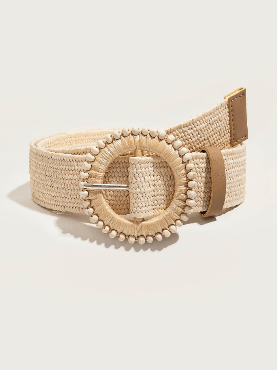 1pc Women Bead Decor Bohemian Woven Belt For Holiday - Lolli World Marketplace