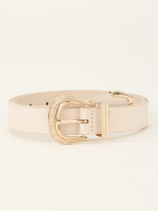 1pc Women Geometric Buckle Casual Belt For Daily Life - Lolli World Marketplace