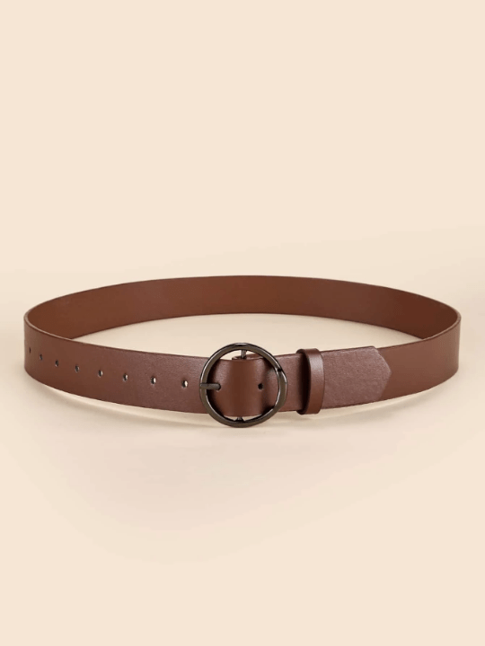 1pc Women Round Buckle Fashion Belt - Lolli World Marketplace
