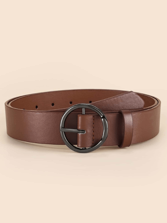 1pc Women Round Buckle Fashion Belt - Lolli World Marketplace