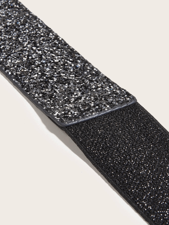 1pc Women Sequin Decor Elastic Casual Belt For Dress Decoration - Lolli World Marketplace