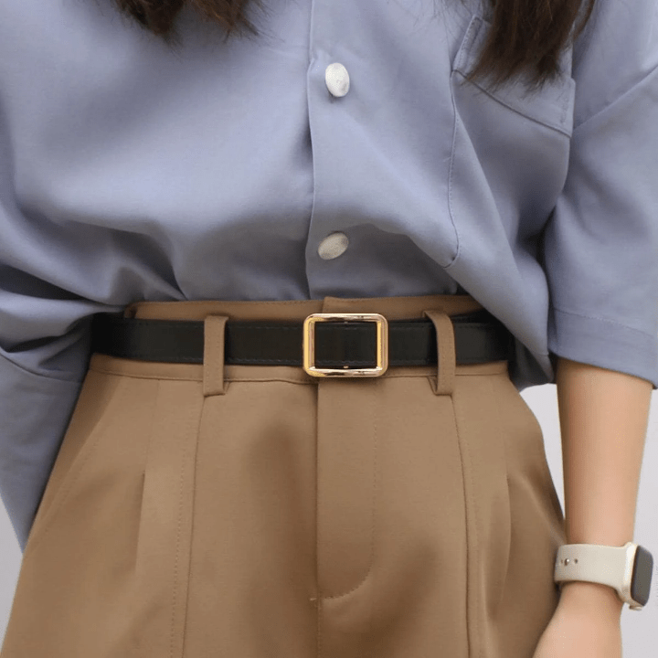 1pc Women Square Buckle Belt - Lolli World Marketplace