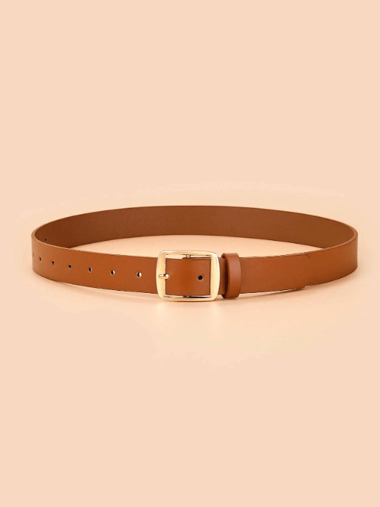 1pc Women Square Buckle Fashion Belt For Daily Life - Lolli World Marketplace