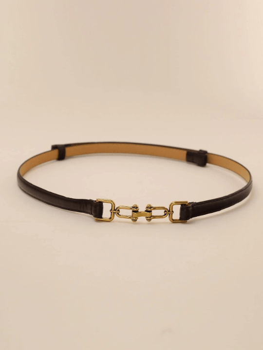 1pc Women Symmetrical Buckle Fashion Belt For Daily Decoration - Lolli World Marketplace