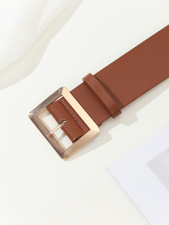 1pc Women's Basic Commuting Wide Waist Belt, Suitable For Daily Casual Wear - Lolli World Marketplace