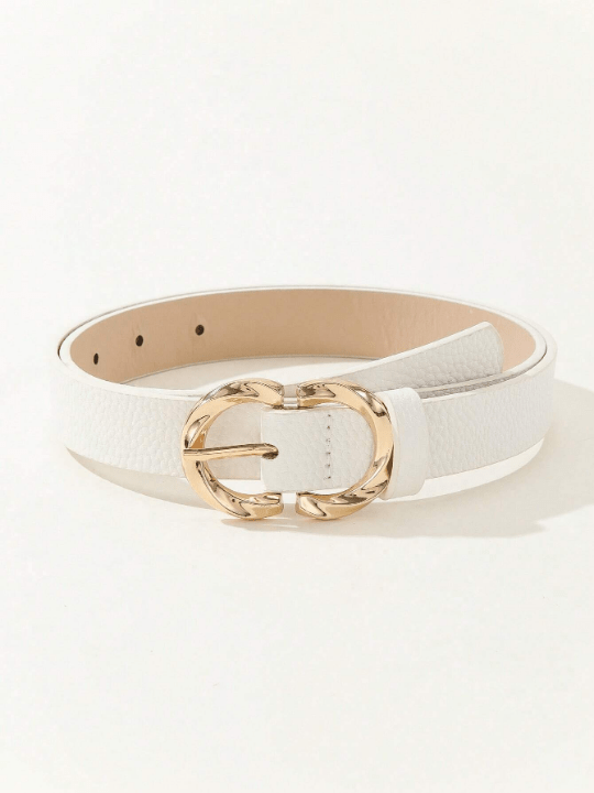 1pc Women's Casual Jeans Belt With 3 - Level Buckle - Lolli World Marketplace
