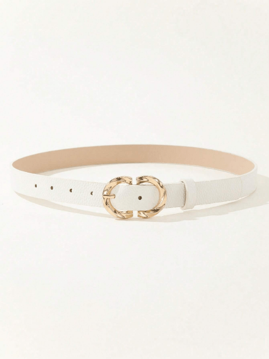 1pc Women's Casual Jeans Belt With 3 - Level Buckle - Lolli World Marketplace