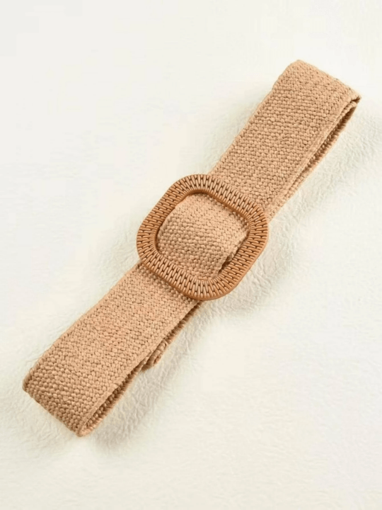 1pc Women's Elastic Woven Pp Grass Waistband - Lolli World Marketplace