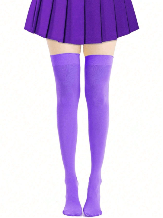 1pc Women's Knee High Thigh High Warm Socks, Suitable For Cosplay And Sports - Lolli World Marketplace