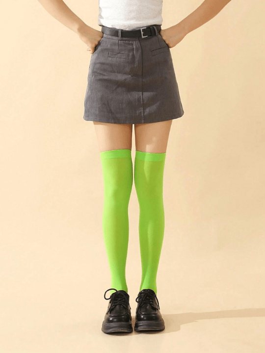 1pc Women's Warm Over Knee Thigh High Socks For Cosplay, Sports, Winter - Lolli World Marketplace