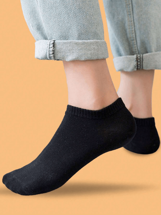 20pairs/set Women's Solid Color Ankle Socks - Lolli World Marketplace