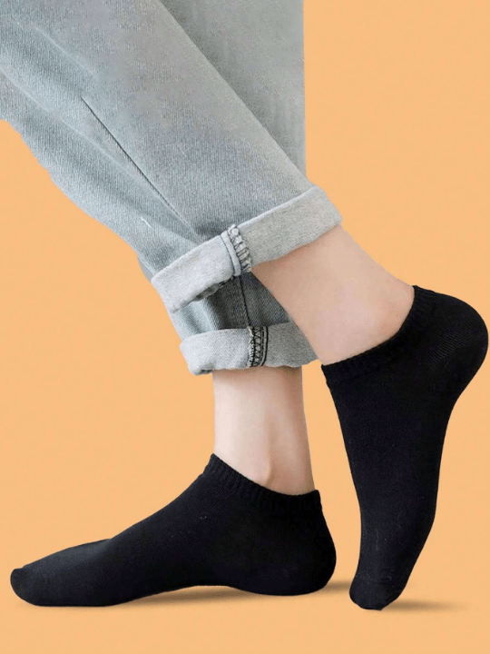 20pairs/set Women's Solid Color Ankle Socks - Lolli World Marketplace