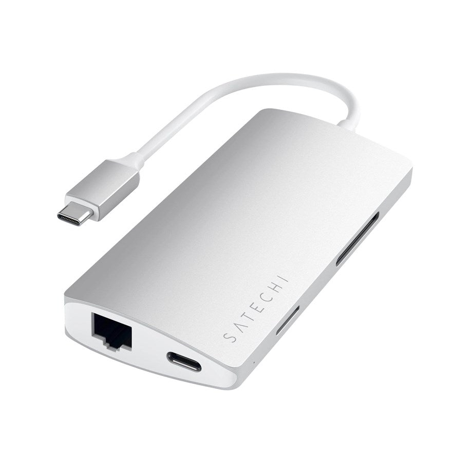 Satechi Aluminum Multi-Port Adapter V2 Dock - Silver