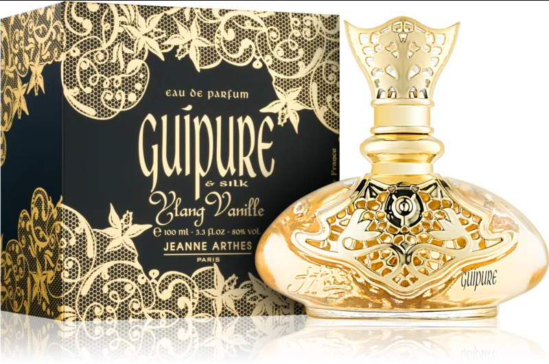 Guipure & Silk Ylang Vanille