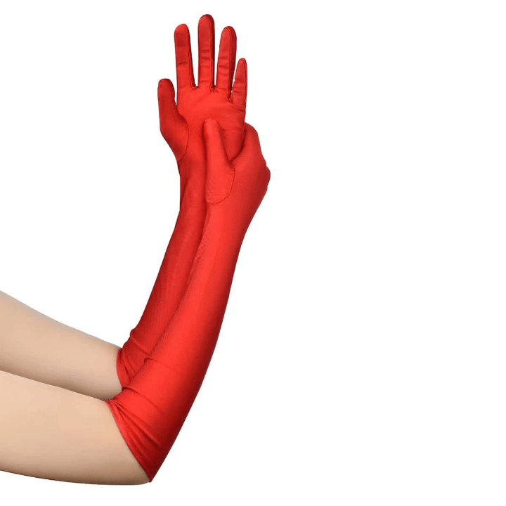 2pcs Horse Racing Ladies' Dress Gloves For Prom/Party Costume, Available In Multiple Colors, 45cm - Lolli World Marketplace