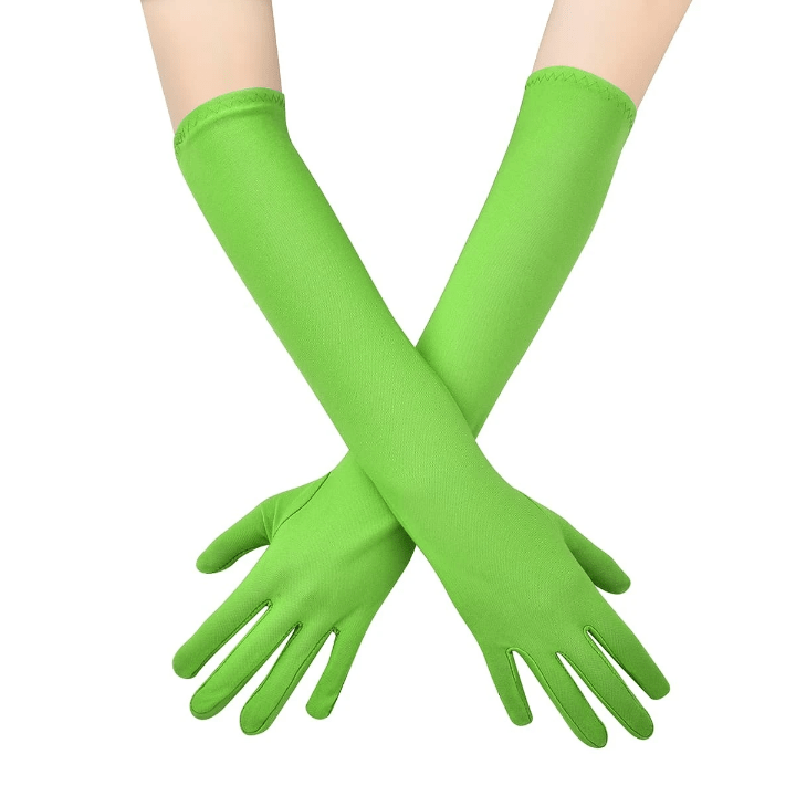 2pcs/Set Horse Racing Lady Dress Gloves Party Gloves, 45cm, Multicolor - Lolli World Marketplace