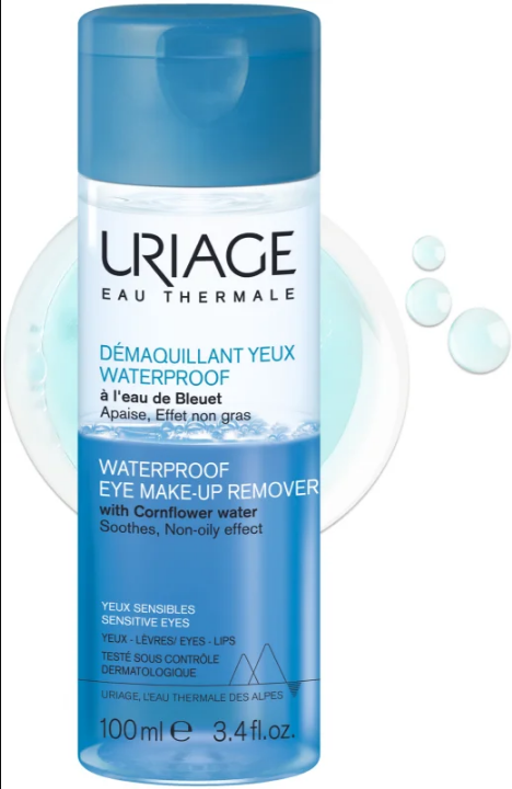 Uriage Hygiène Waterproof Eye Make-up Remover