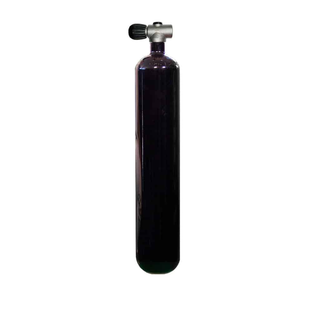 3 Liter Steel Single 230 Bar with Rebreather G5/8 Valve