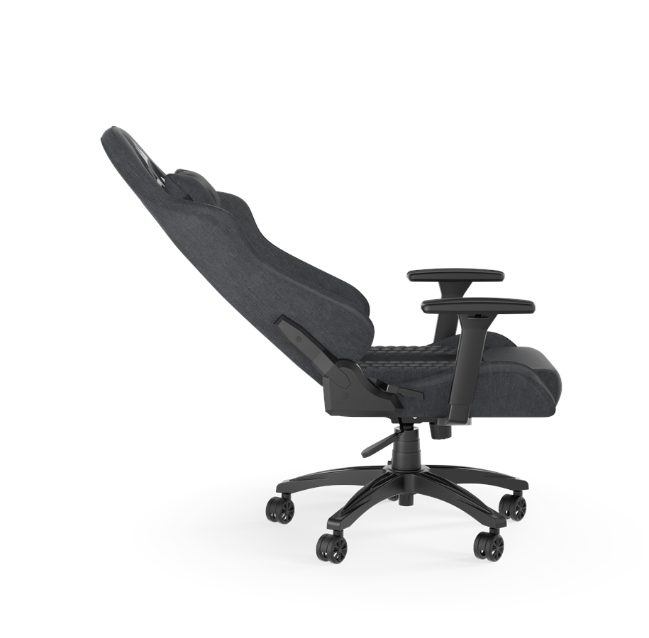 Corsair TC100 Relaxed Fabric - Grey Gaming Stol - Grå - Tyg - Upp till 120 kg