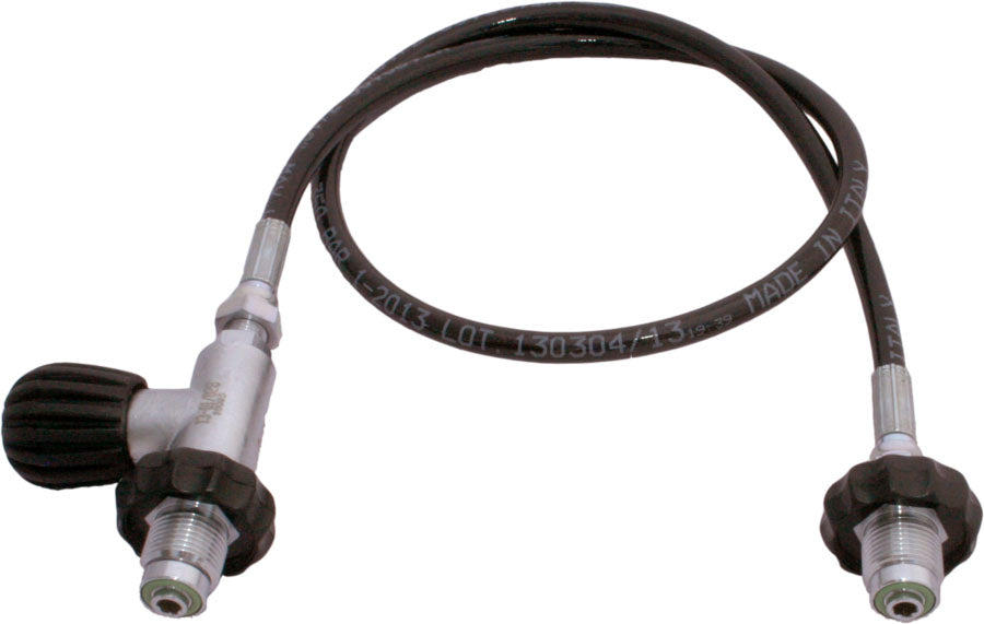 1 meter 300 Bar DIN Decanting Hose (Without Gauges)