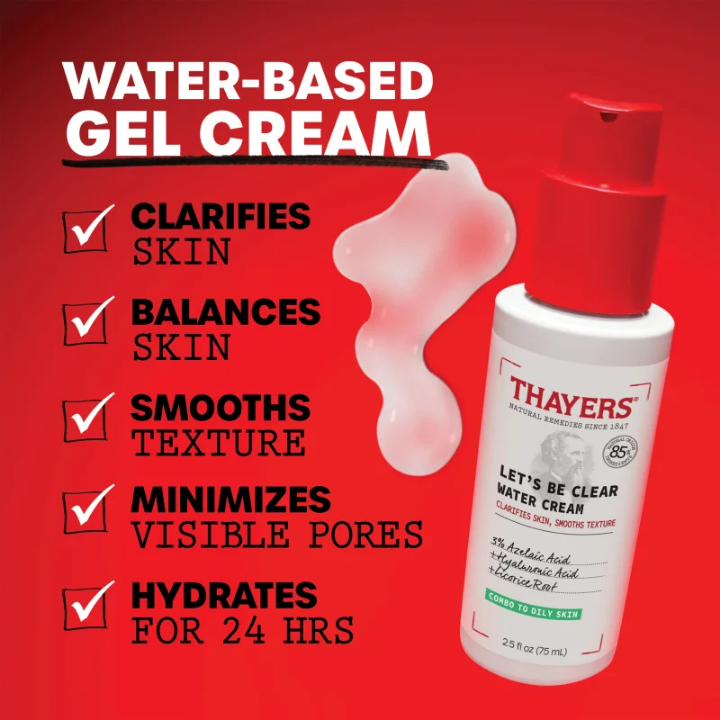 Thayers Let’s Be Clear Water Cream