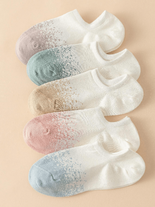 5pairs Ombre Invisible Socks - Lolli World Marketplace