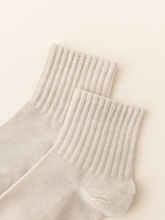 6pairs Solid Crew Socks - Lolli World Marketplace