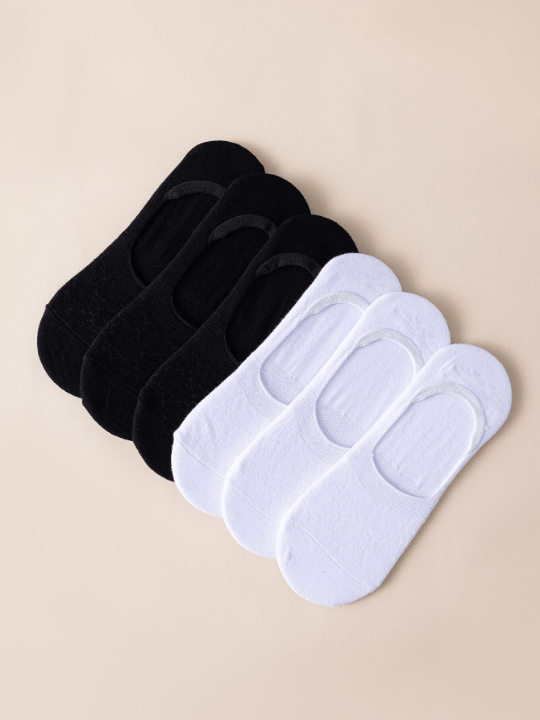 6pairs Solid Invisible Socks - Lolli World Marketplace